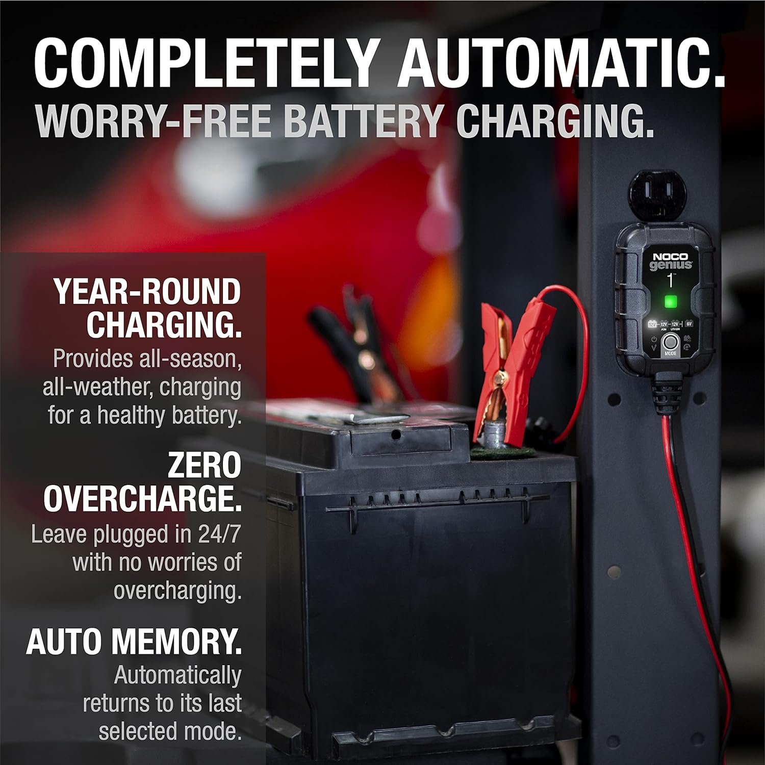 noco genius1 smart car battery charger review