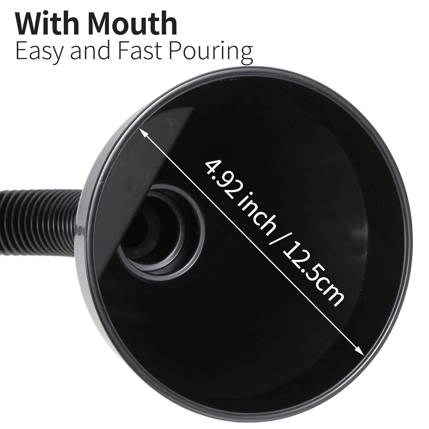 wide mouth oil funnel with flexible hose review